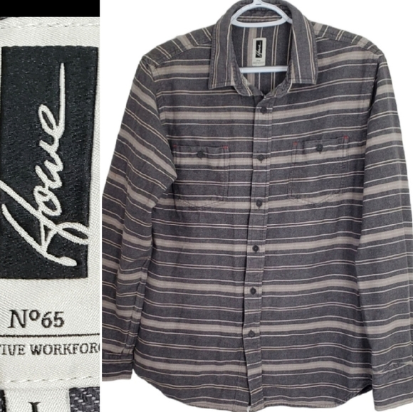 Howe Other - 💚 $5 Sale Howe Stripe Long Sleeve Men's Shirt. Large.